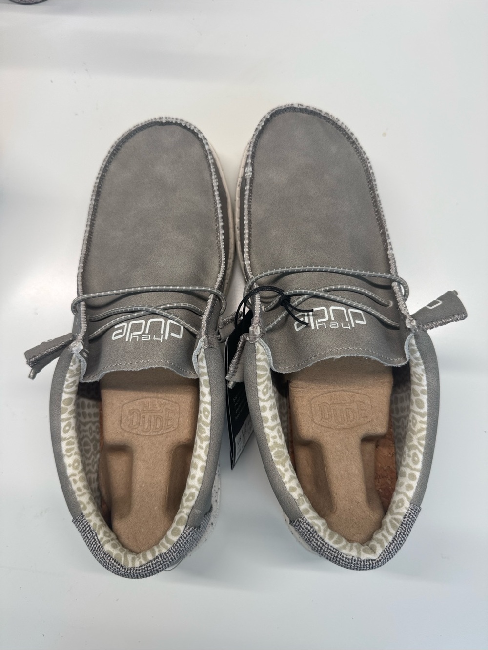 Hey Dude UNISEX Gray Casual Slip-On Loafers - Picture 5 of 11